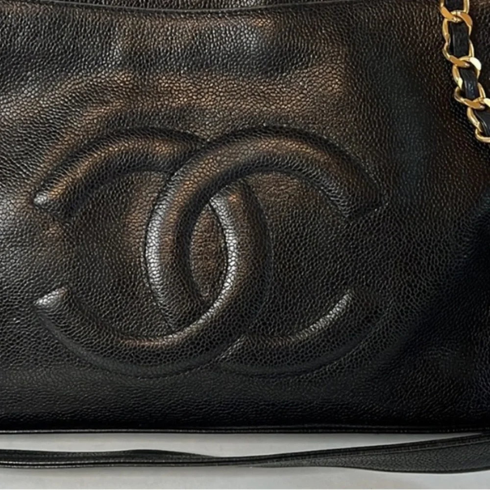 🔥💯CHANEL black caviar shopper - Picture 4 of 7